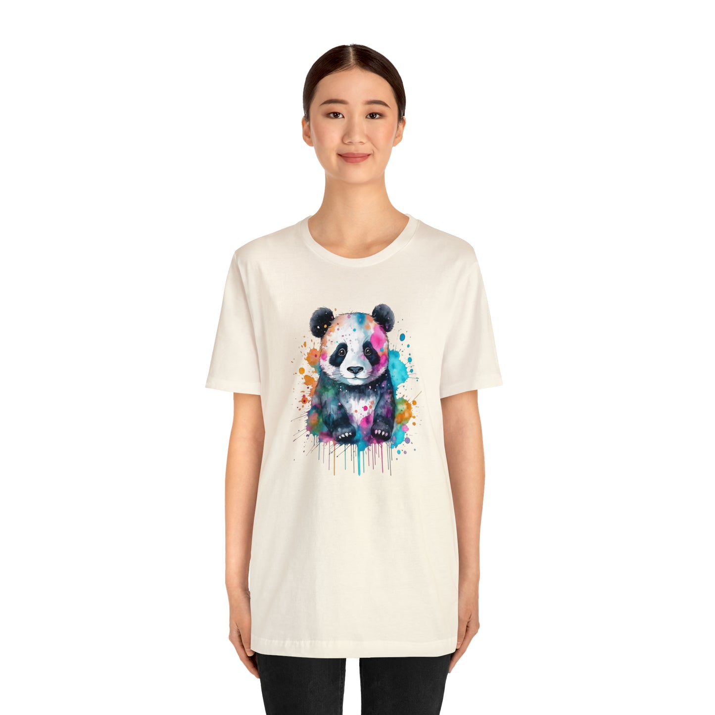 Panda tshirt Unisex Jersey Short Sleeve Tee