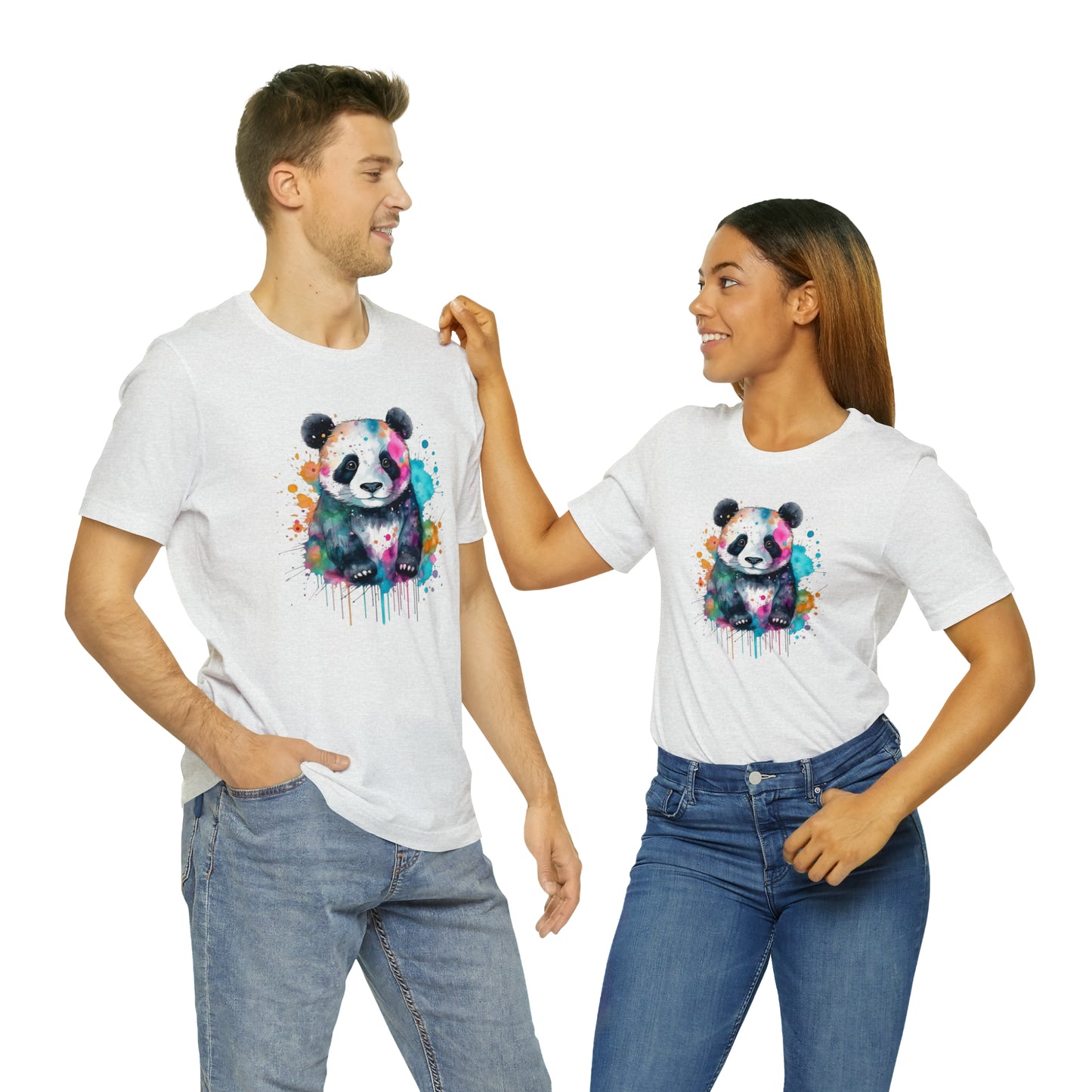 Panda tshirt Unisex Jersey Short Sleeve Tee