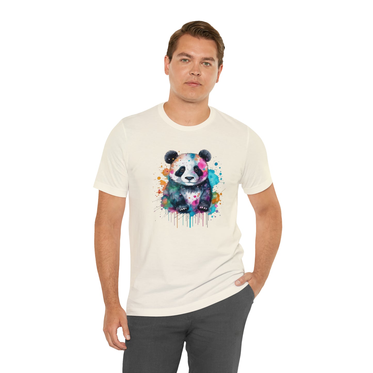 Panda tshirt Unisex Jersey Short Sleeve Tee