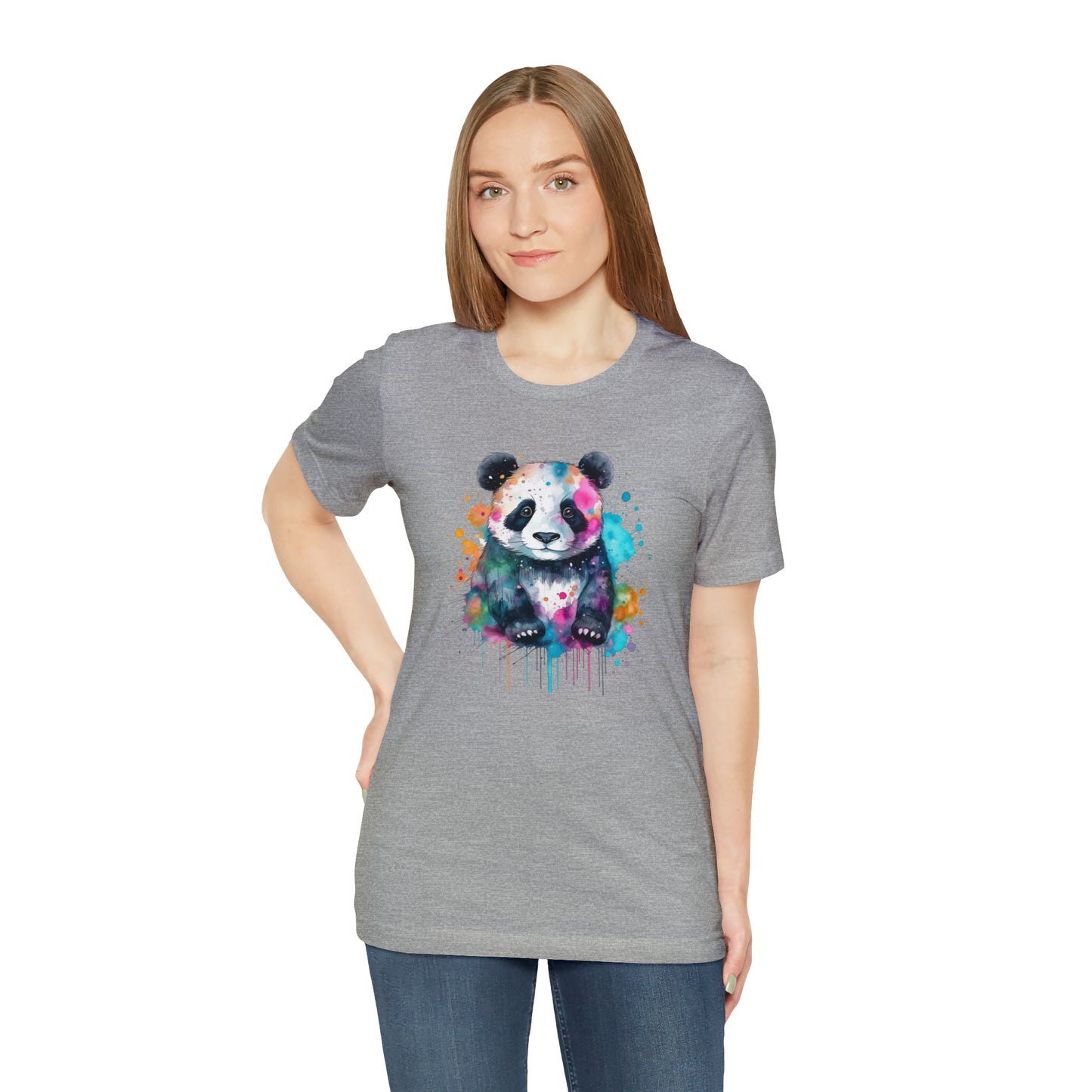 Panda tshirt Unisex Jersey Short Sleeve Tee