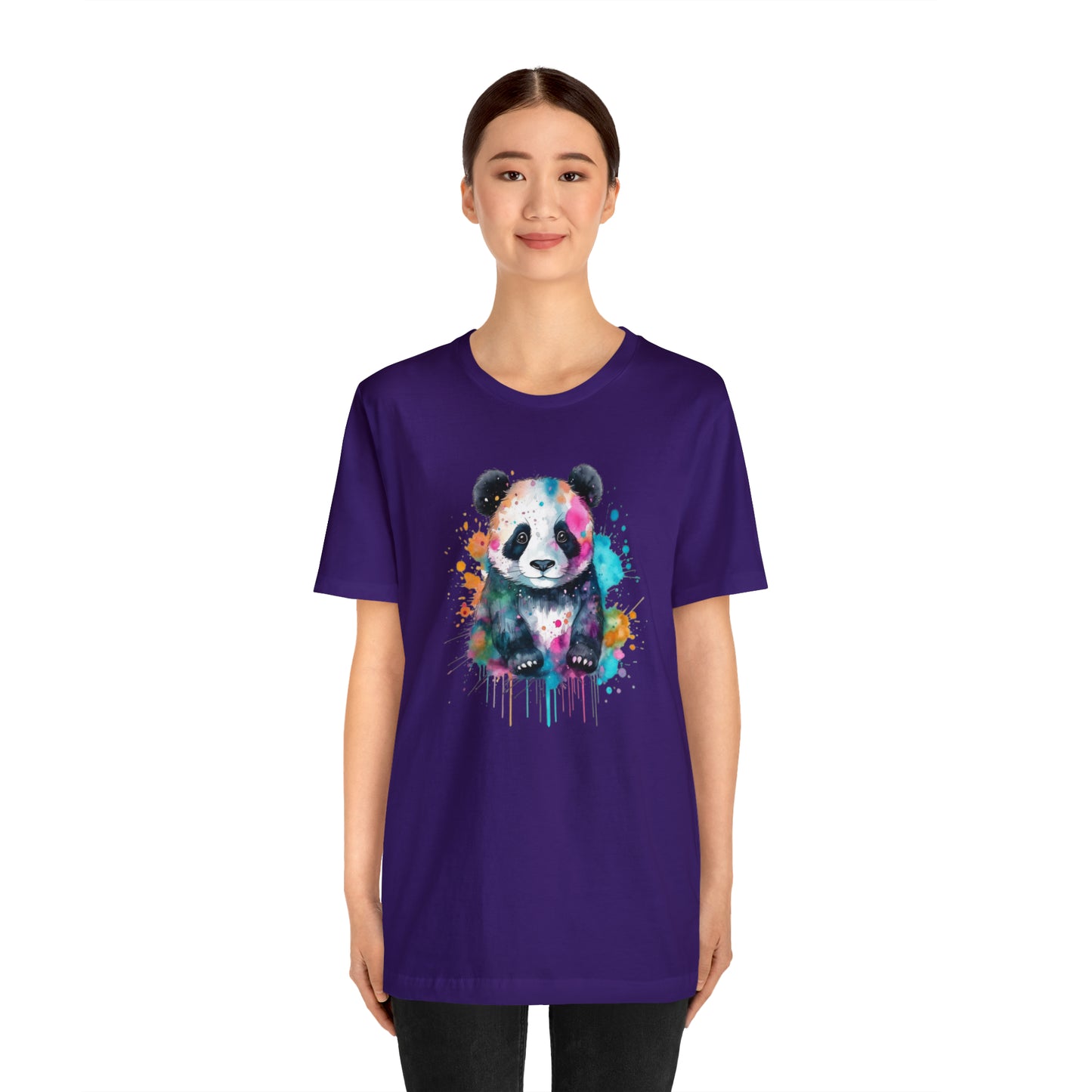 Panda tshirt Unisex Jersey Short Sleeve Tee