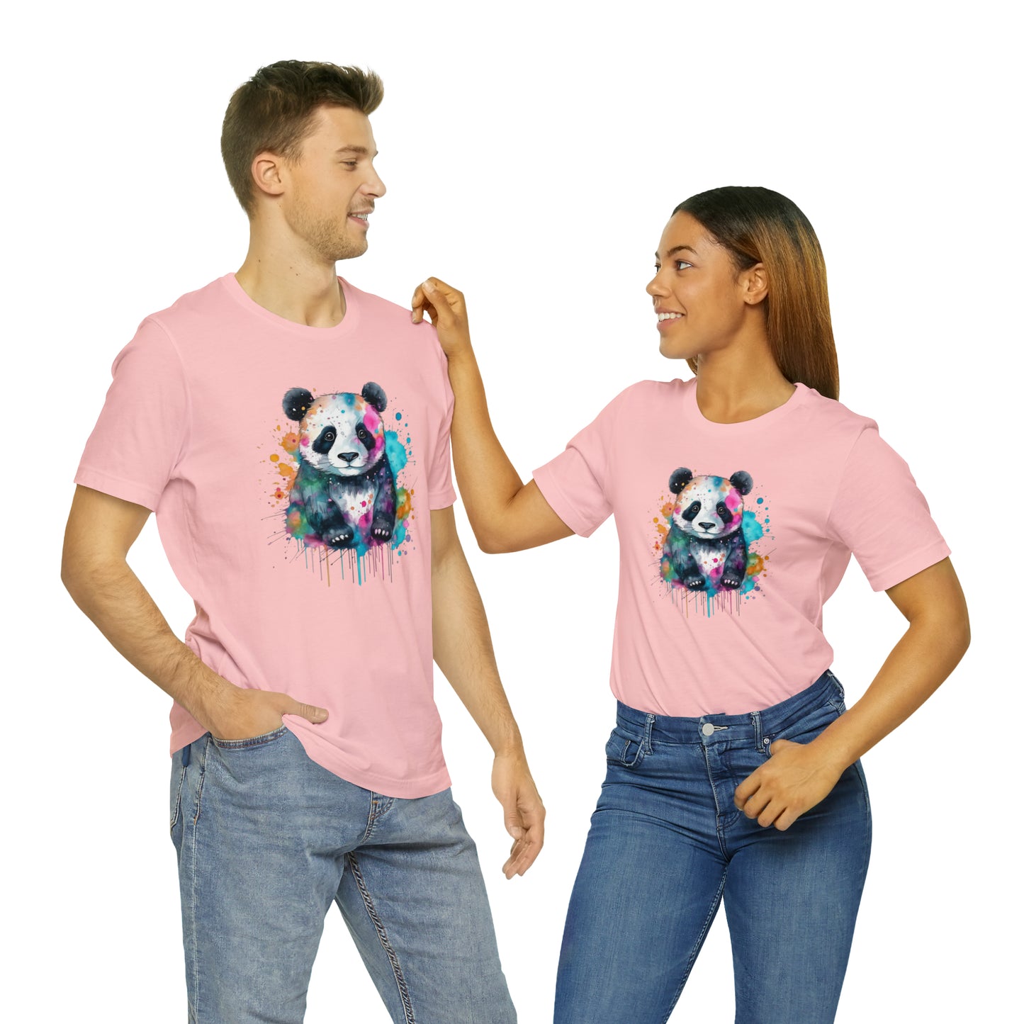 Panda tshirt Unisex Jersey Short Sleeve Tee