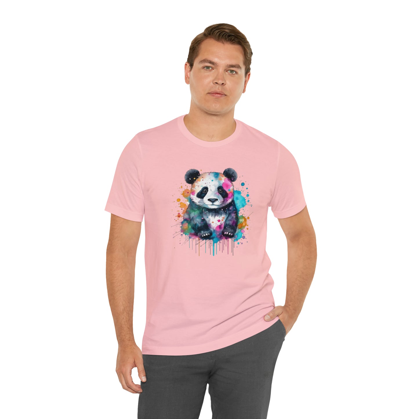 Panda tshirt Unisex Jersey Short Sleeve Tee