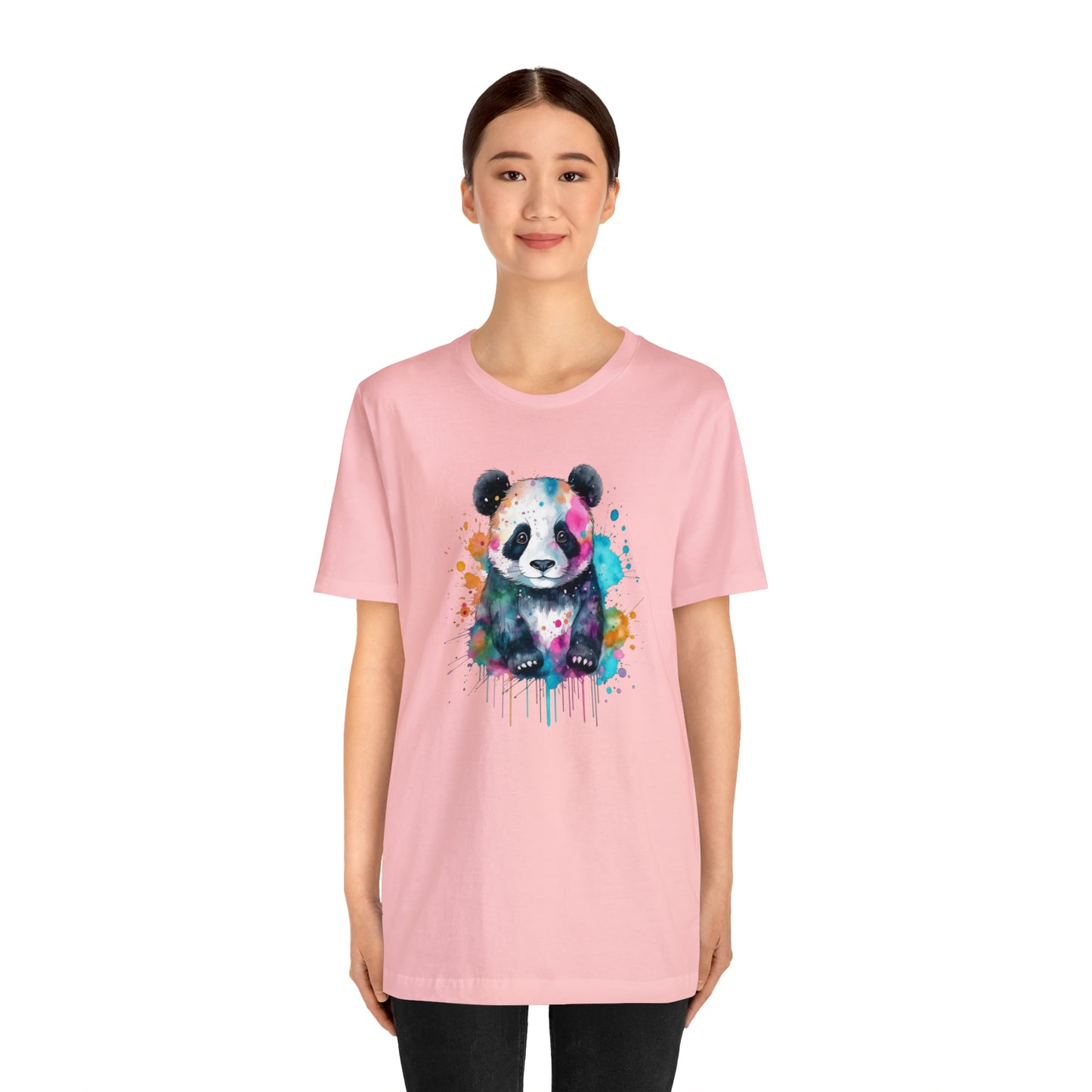 Panda tshirt Unisex Jersey Short Sleeve Tee