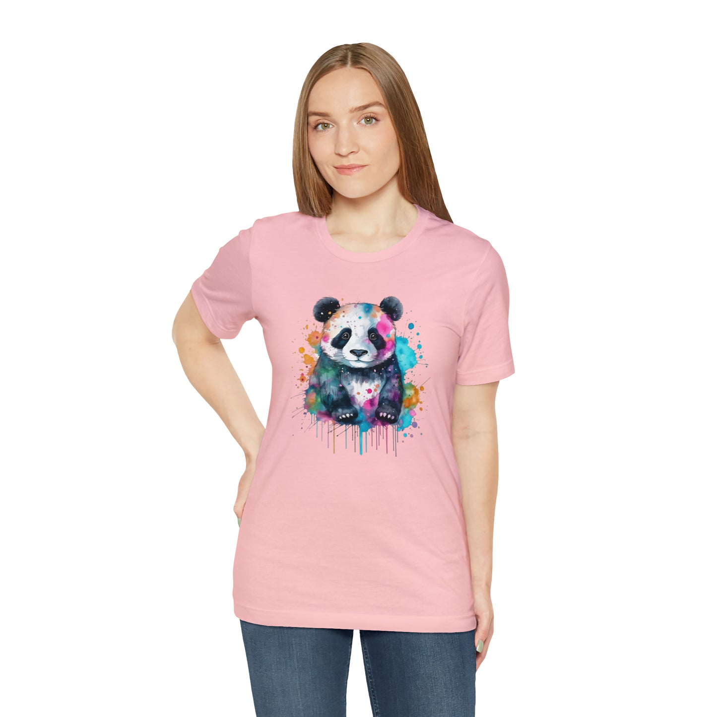 Panda tshirt Unisex Jersey Short Sleeve Tee