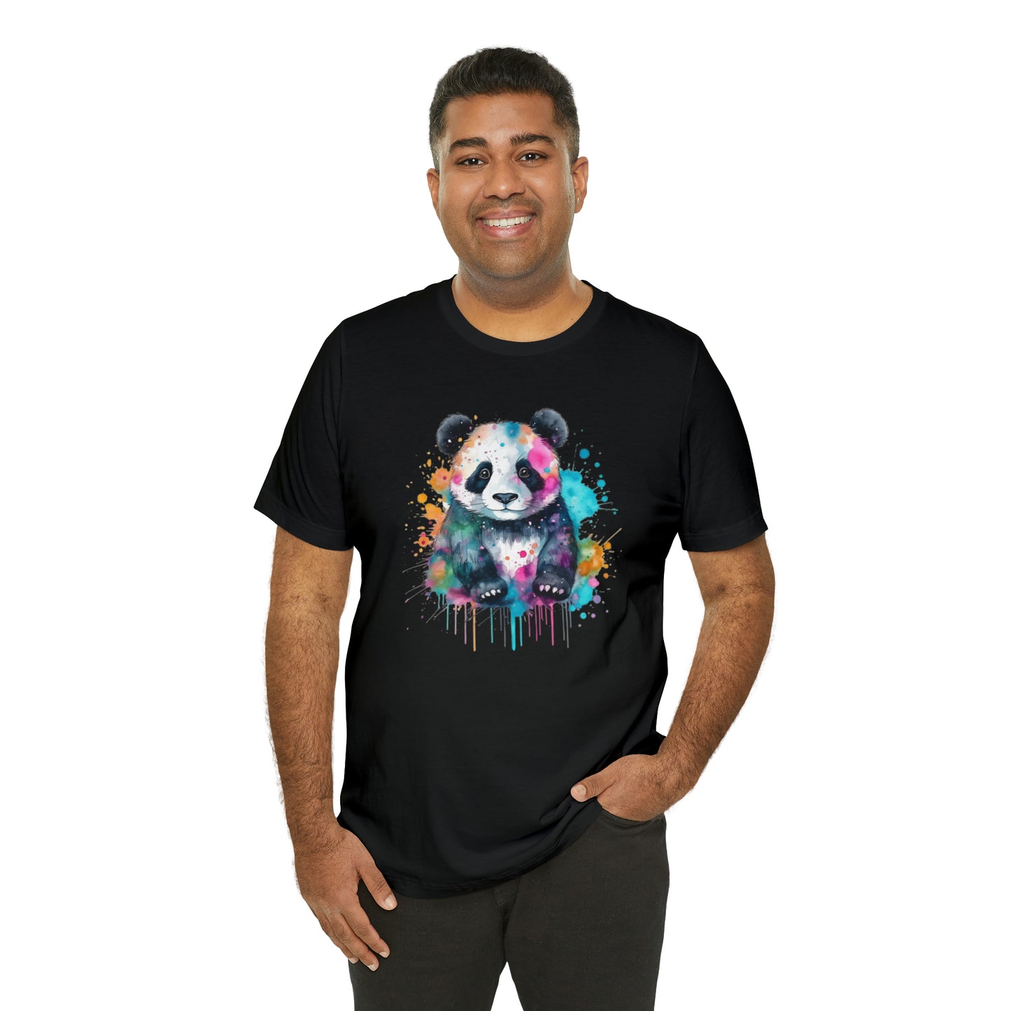 Panda tshirt Unisex Jersey Short Sleeve Tee