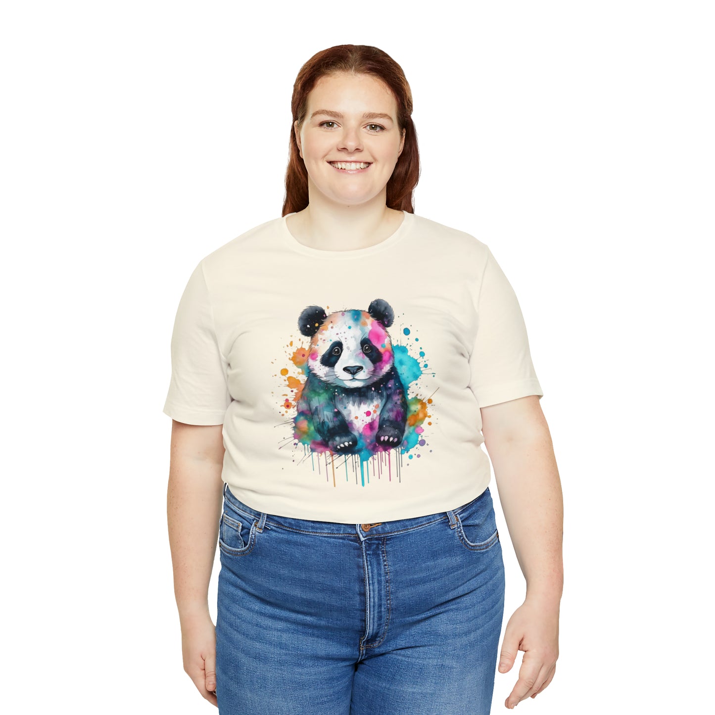 Panda tshirt Unisex Jersey Short Sleeve Tee