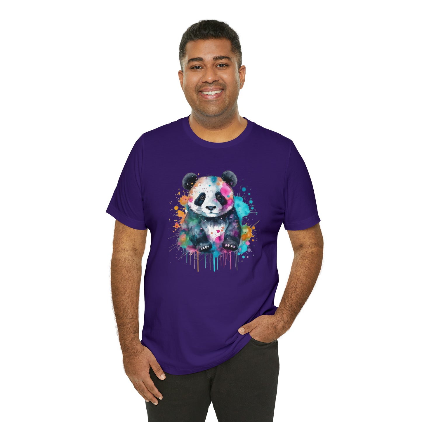 Panda tshirt Unisex Jersey Short Sleeve Tee