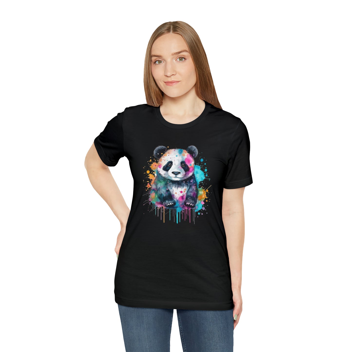 Panda tshirt Unisex Jersey Short Sleeve Tee