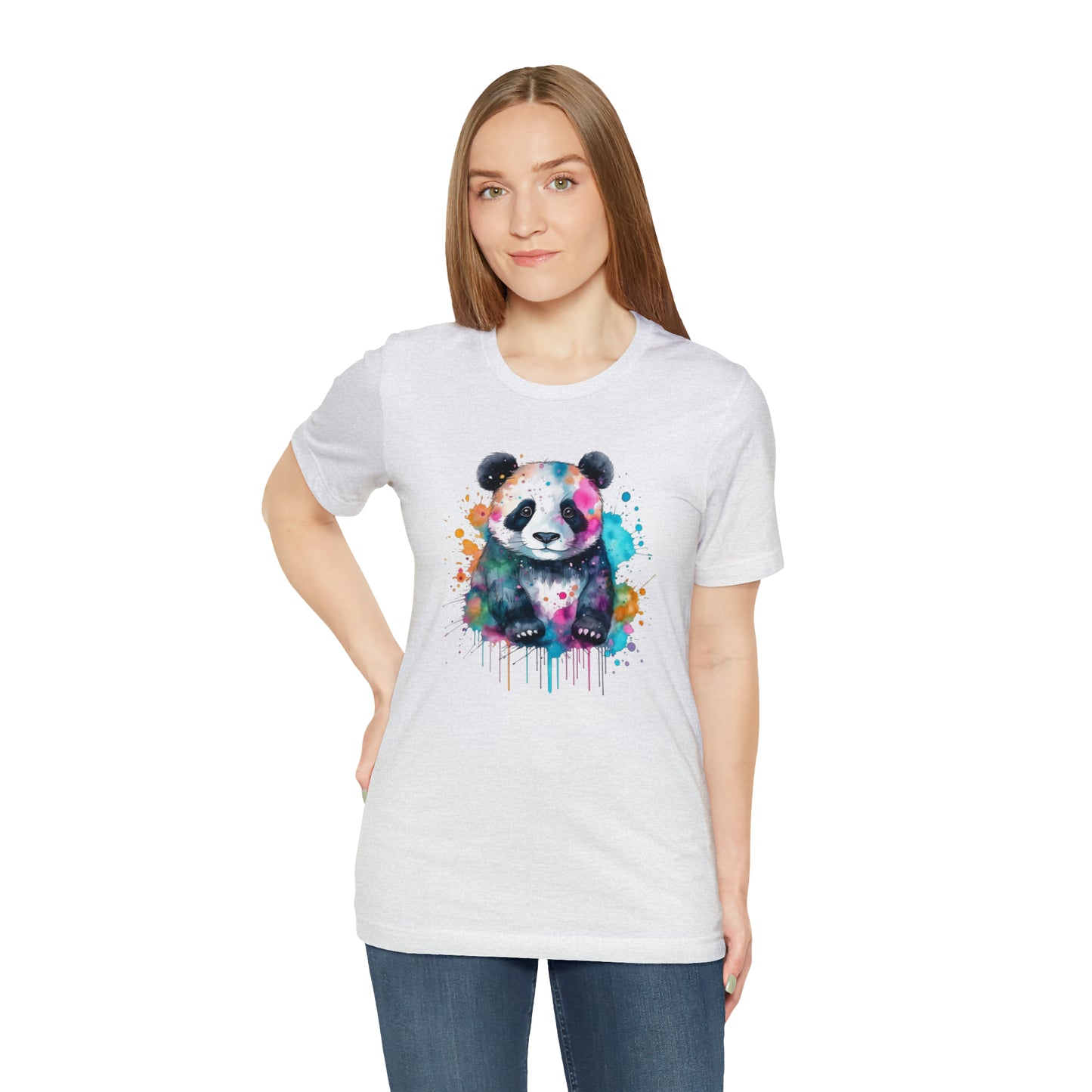 Panda tshirt Unisex Jersey Short Sleeve Tee