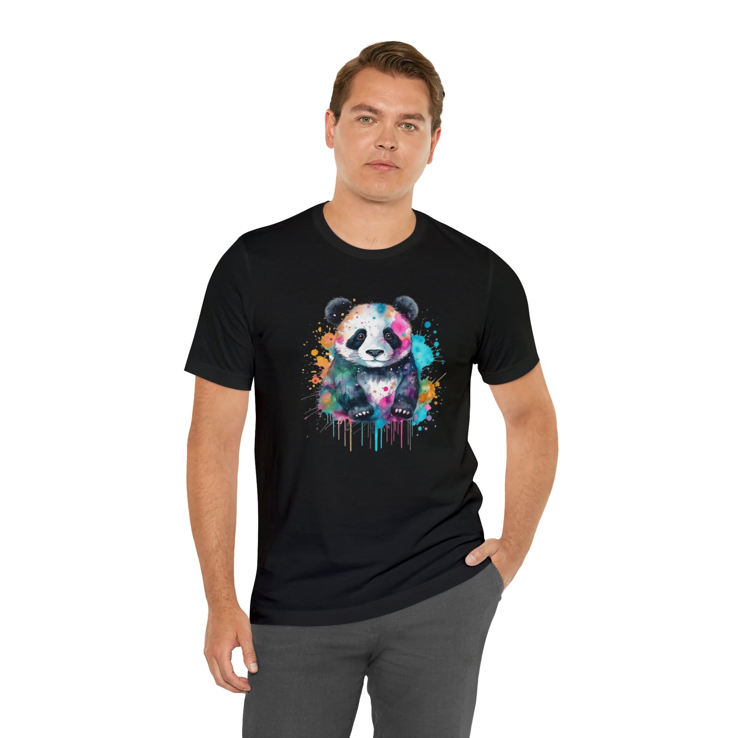 Panda tshirt Unisex Jersey Short Sleeve Tee