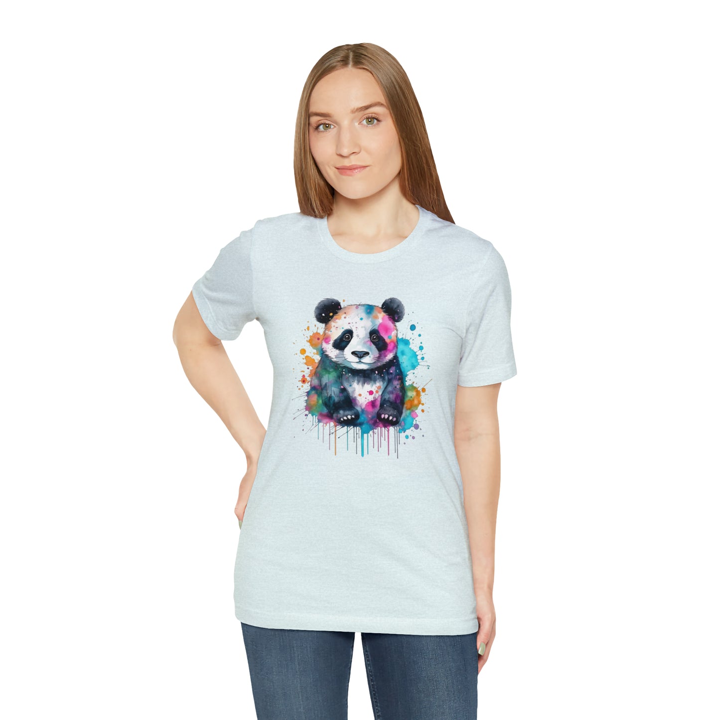 Panda tshirt Unisex Jersey Short Sleeve Tee