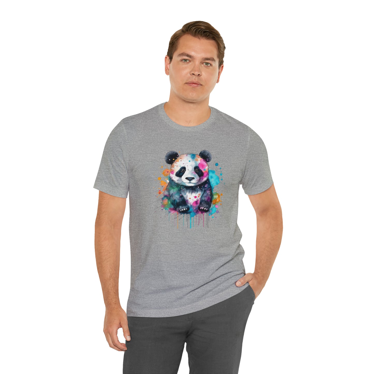 Panda tshirt Unisex Jersey Short Sleeve Tee