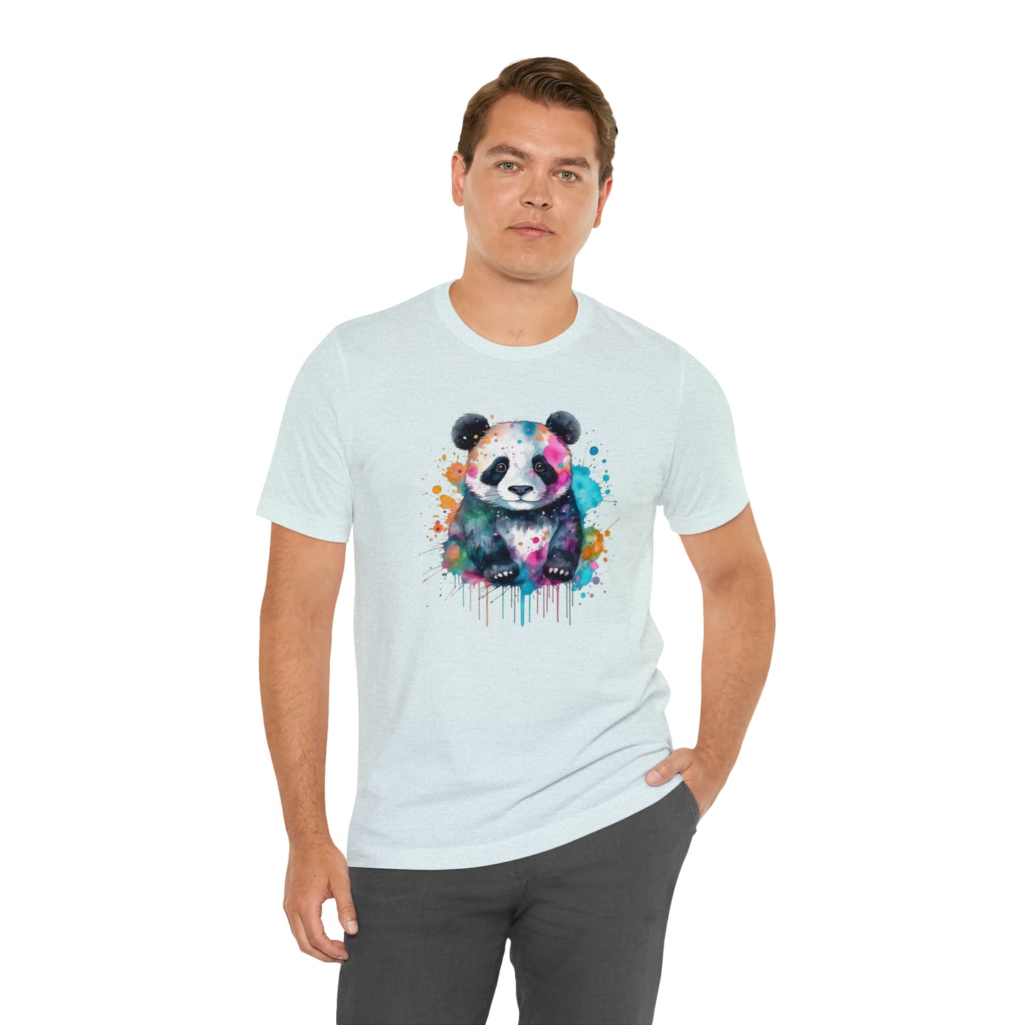 Panda tshirt Unisex Jersey Short Sleeve Tee