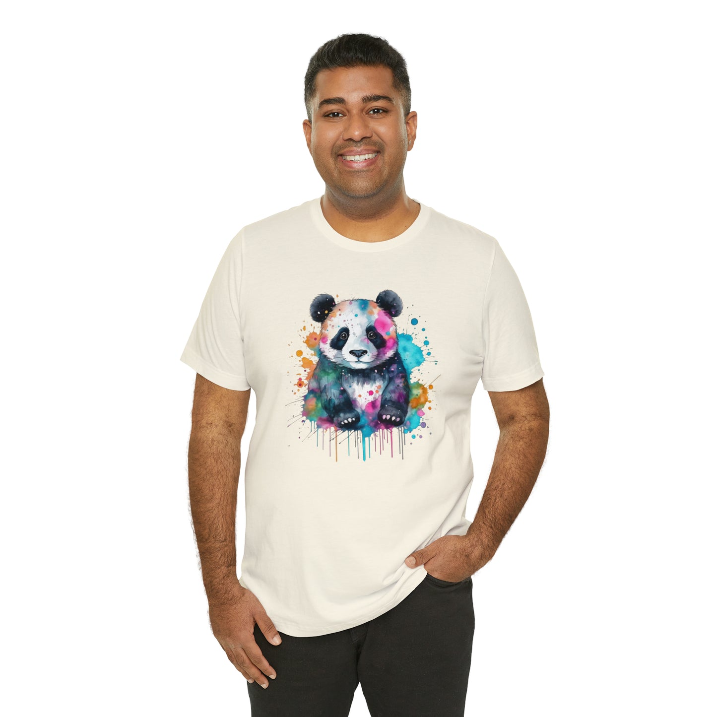 Panda tshirt Unisex Jersey Short Sleeve Tee