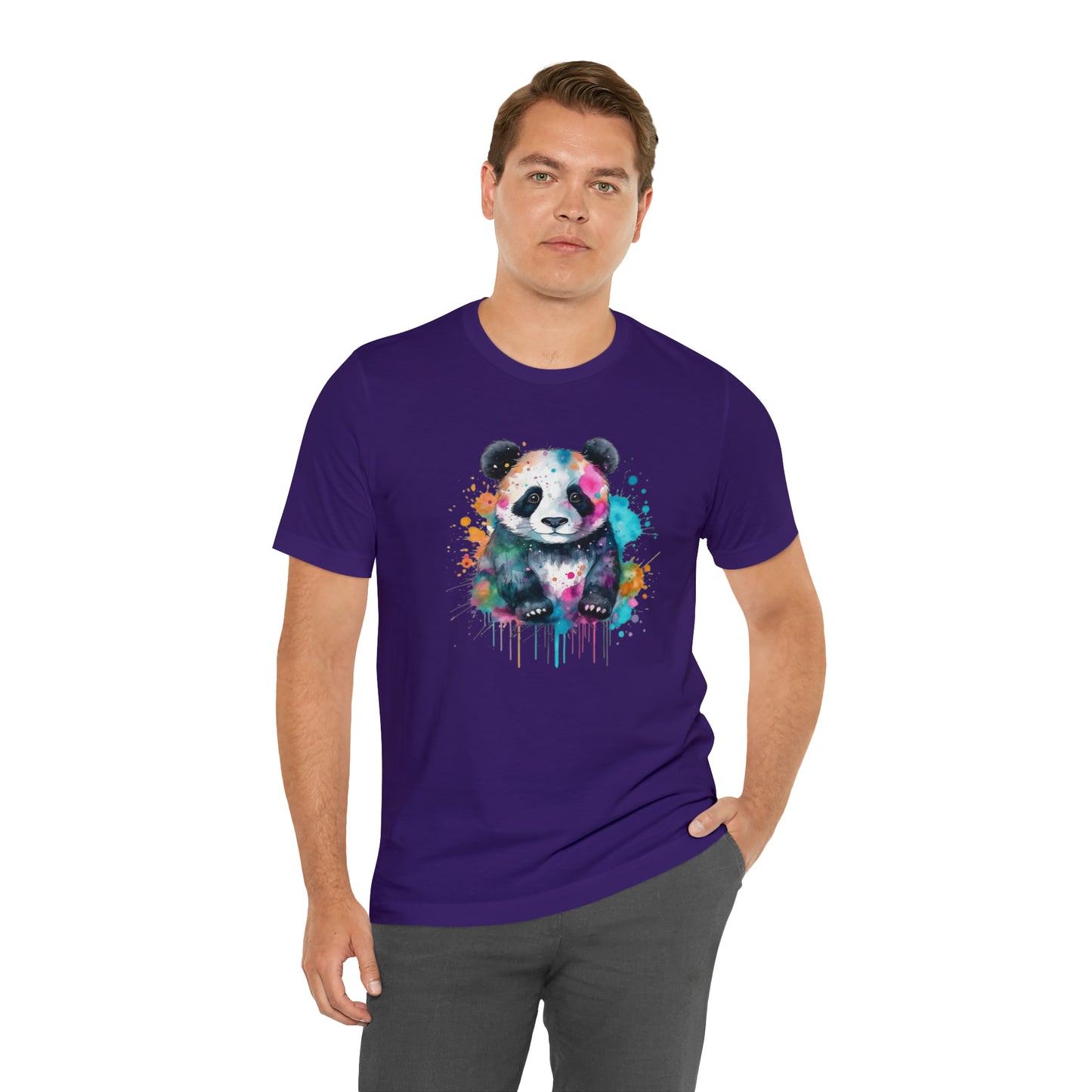 Panda tshirt Unisex Jersey Short Sleeve Tee