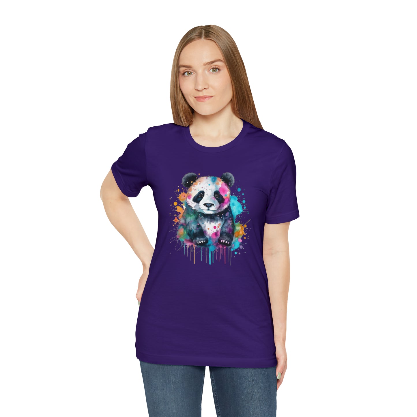 Panda tshirt Unisex Jersey Short Sleeve Tee